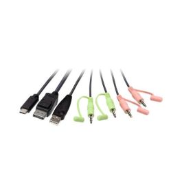 Aten Switch KVM CS52DP DisplayPort USB-C 2 Puertos, 4K UHD, Compatible con Windows, Mac, Linux, Android, iOS