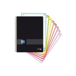 Bloc Oxford Black N´Colors Eu.Book 8 Micro.Tapa Pp A5+ 160H Cuadric. 5X5 90G Negro 4 unidades Precio: 27.59000013. SKU: S8422280