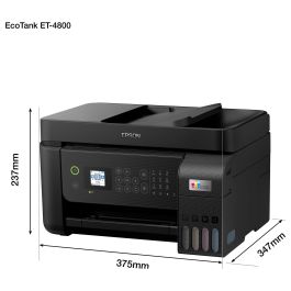 Epson ET-4800 Impresora Multifunción 4en1 Inyección Tinta Color A4 LAN Wifi ADF Negro