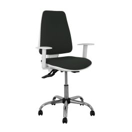 PIQUERAS Y CRESPO Silla Elche blanca asincro bali negro brazos regulables ruedas de parque Precio: 201.50000046. SKU: S5704206