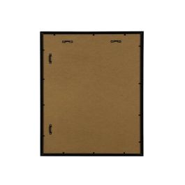 Portafotos Versa Negro Madera MDF Vintage 1,2 x 50 x 40 cm Portafotos Versa Negro Madera MDF Vintage 1,2 x 50 x 40 cm
