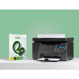 Liderpapel Papel A4 80g/m2 Liso Paquete de 250 Hojas para Escritura, Fotocopiadoras y Multicopistas