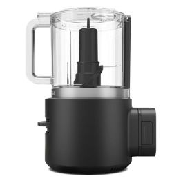 Kitchenaid Picadora Inalámbrica 12V con Batería, Bol 1.18L sin Bisfenol A, Acero Inoxidable, Negro Mate Kitchenaid Picadora Inalámbrica 12V con Batería, Bol 1.18L sin Bisfenol A, Acero Inoxidable, Negro Mate