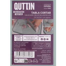 Tabla de cortar con afilador Quttin 29.2 x 22 cm (24 Unidades) Tabla de cortar con afilador Quttin 29.2 x 22 cm (24 Unidades)