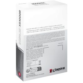 Kingston SXS1000R/1000G Disco SSD Externo XS1000 1TB Rojo USB 3.2 Gen 2 hasta 1050 MB/s para Almacenamiento Portátil y Copias de Seguridad