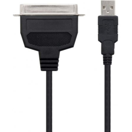 Cable Conversor impresora Nanocable 10.03.0001/ USB Macho - CN36 Macho/ 1.5m/ Negro Cable Conversor impresora Nanocable 10.03.0001/ USB Macho - CN36 Macho/ 1.5m/ Negro