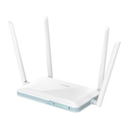 D-Link EAGLE PRO AI N300 4G Smart Router con Ranura SIM Libre, 150 Mbps 4G LTE, Wi-Fi N300, Internet Fijo/Móvil, Asistente AI Google/Alexa, WPA3