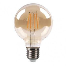 Fabrilamp Bombilla Filamento Globo Decorativa LED Vintage 8W 750 Lm 2700K Ámbar E27 12x8 cm Precio: 27.50000033. SKU: B1BNW4FESX