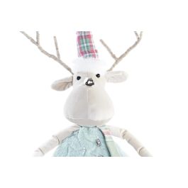 DKD Home Decor Figura Navidad Fantasia Verde Rosa 20 x 50 x 25 cm