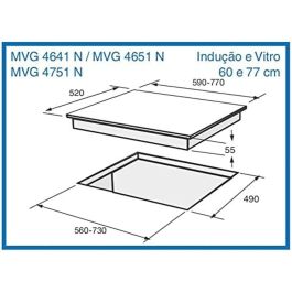 Placa de Inducción Meireles MV1613