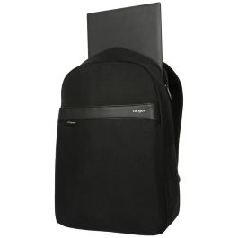 Targus GeoLite Mochila para Portátil de 40,6 cm (16") Negra, Impermeable, con Asa y Tirante de Hombro, Bolsillo Frontal