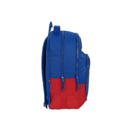 Mochila Escolar F.C. Barcelona Azul Granate 32 x 42 x 15 cm