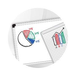 Stabilo Markdry Marcador en Seco para Pizarra Blanca y Papel - Estuche 4 Unidades Surtidos