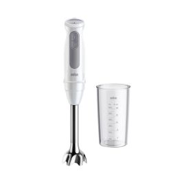 Braun MultiQuick 5 MQ 50001 M Batidora de inmersión 1000W, 21 Velocidades, Acero Inoxidable, Vaso, Sin BPA Gris/Blanco