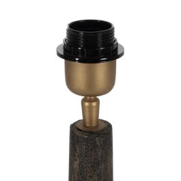 Base Lámpara Mesa Marrón Madera de Mango 20 X 20 X 45 cm