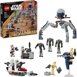 Lego 75372 Star Wars Paquete de Batalla de Soldados Clon y Droides de Batalla con Moto Speeder y Minifigura Precio: 39.79000058. SKU: B1BGDVF8TR