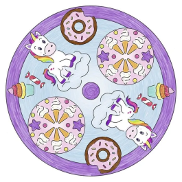 Ravensburger Mandala Design Unicornio Juego Creativo Niña a partir de 6 años