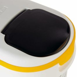 Curver Contenedor de Alimentos Le Diner se sirve para Gatos 4 kg 10 L Blanco y Negro, Sello Hermético y Doble Apertura