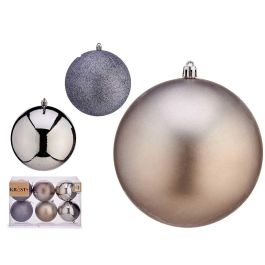 Set 6 Bolas Navidad Plata 12 cm - Krist+ (6 Unidades) Precio: 44.9499996. SKU: B1CNM6DAKG