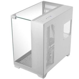 Mars Gaming MCVISIONW Caja Gaming Minitorre Panorámica Triple Cristal Templado Blanca ATX/MicroATX/Mini-ITX Soporte Refrigeración Líquida
