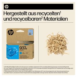 HP Tinta Cian Officejet Pro 9110, 9120, 9130, 9720, 9730 Nº937E Alta Capacidad XL