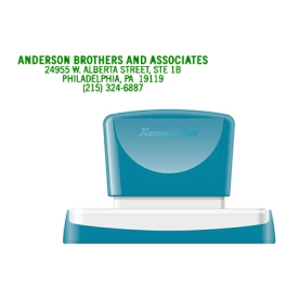 X'stamper Sello Quix Personalizable Color Verde Medidas 16x83 mm q-26 Consumible Máquina Sellos Precio: 21.7195. SKU: B17BMYVPJY