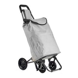 Carro de Compra Gris Claro Kinvara 22x98x38 cm - 30 L, Tela, Plástico, Metal (6 Unidades) Precio: 176.50000049. SKU: B168MLYHAD