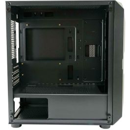 LC-Power 712MB Gaming Micro Torre PC Negra, Micro ATX/Mini-ITX, Ventana Lateral, Plástico y Vidrio Templado