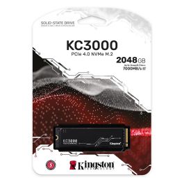 Kingston KC3000 SSD M.2 2TB PCIe Gen4 NVMe con Disipador de Calor para Alto Rendimiento