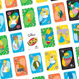 UNO Juego de Cartas Los Simpsons JHB16 Español, Francés, Alemán, Portugués, Inglés