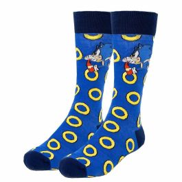 Cerdá Calcetines Sonic pack 3 piezas caja Talla 40/46 86% Algodón 12% Poliamida 2% Elastano