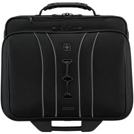 Wenger Legacy Black Series - Maleta con Ruedas para Portátil 15.6 pulgadas con Bolsillo para Tablet, Negra