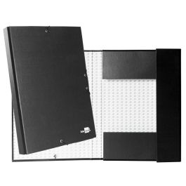 Carpeta Proyectos Liderpapel Folio Lomo 30 mm Carton Forrado Negra