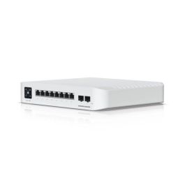 Ubiquiti Switch Gestionable Layer 3 con 8 Puertos Gigabit Ethernet RJ-45, 56 Gbps, PoE+ y PoE++, Presupuesto 120W Ubiquiti Switch Gestionable Layer 3 con 8 Puertos Gigabit Ethernet RJ-45, 56 Gbps, PoE+ y PoE++, Presupuesto 120W