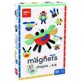 Apli Juego Magnético Formas 19441 - Crea Figuras Geométricas, Fomenta Imaginación y Concentración, 50 Imanes, Recomendado para Niños +3 Años Precio: 19.59000043. SKU: B13V3KBBV9