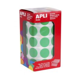 Apli Gomets Redondos 20 mm Rollo Verde Precio: 3.50000002. SKU: B1K53S9RC7