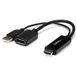 Adaptador DisplayPort a HDMI Startech HD2DP Negro 4K Precio: 53.49999996. SKU: S55057685