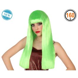 Peluca Lisa Larga 60 cm Con Flequillo Verde Precio: 5.4449996128. SKU: B12FKZZRPP