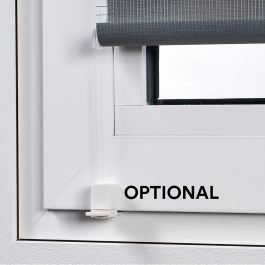 Cintacor - Stor Planet Estor Enrollable Noche y Día Clip & Fix Blanco 75 x 180 cm