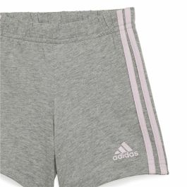 Conjunto Deportivo para Bebé Adidas I Lin Co Set Gris Rosa