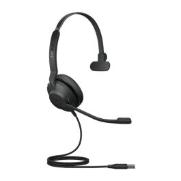 Jabra Evolve2 30 SE MS Mono Headset, Auricular Mono con Cable USB-A, Cancelación de Ruido Pasiva, Certificado para Microsoft Teams
