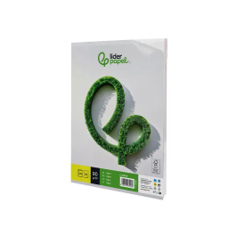 Liderpapel Papel Escritura A4 90g/m2 Liso Blanco Paquete 100 Hojas