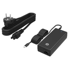 Conceptronic Cargador Portátil 100W GaN Universal USB-C Power Delivery PD 3.0 con Función Carga Rápida y Protecciones, Cable 150cm