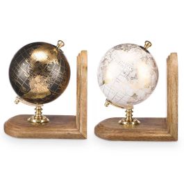 Posalibros Surtidos Mod Oro Giftdecor 18x20x13 cm - Madera, Plástico, Hierro - Blanco, Oro, Negro (6 Unidades) Posalibros Surtidos Mod Oro Giftdecor 18x20x13 cm - Madera, Plástico, Hierro - Blanco, Oro, Negro (6 Unidades)
