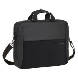 Safta Maletín para Portátil 15,6" Business 41x90x33cm Negro Nylon Gucci 900D + Piel PVC