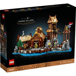 LEGO Ideas 21343 Poblado Vikingo, Juego de Construcción para Adultos con 2103 Piezas, Maqueta para Construir, Modelo para Decoración