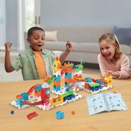 VTECH M100E Marble Rush - Circuito de bolas Rocket Set Electronic - 79 Piezas con 10 MarbleBeads para 4+ años