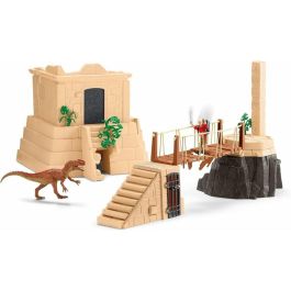 Schleich 42657 Set de Aventuras en el Templo Perdido - Cordillera de Dinosaurios con Monolophosaurus (5+ años)