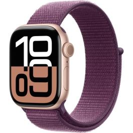 Apple Watch Series 10 GPS - 42 mm - Caja de aluminio en oro rosa - Correa deportiva color ciruela Precio: 520.88999963. SKU: B1EW5K9ZEJ