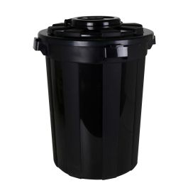 Dem Cubo de Basura Hop 70 litros con Tapa y Anclaje, 50 cm de diámetro x 62 cm de alto (3 Unidades) Dem Cubo de Basura Hop 70 litros con Tapa y Anclaje, 50 cm de diámetro x 62 cm de alto (3 Unidades)